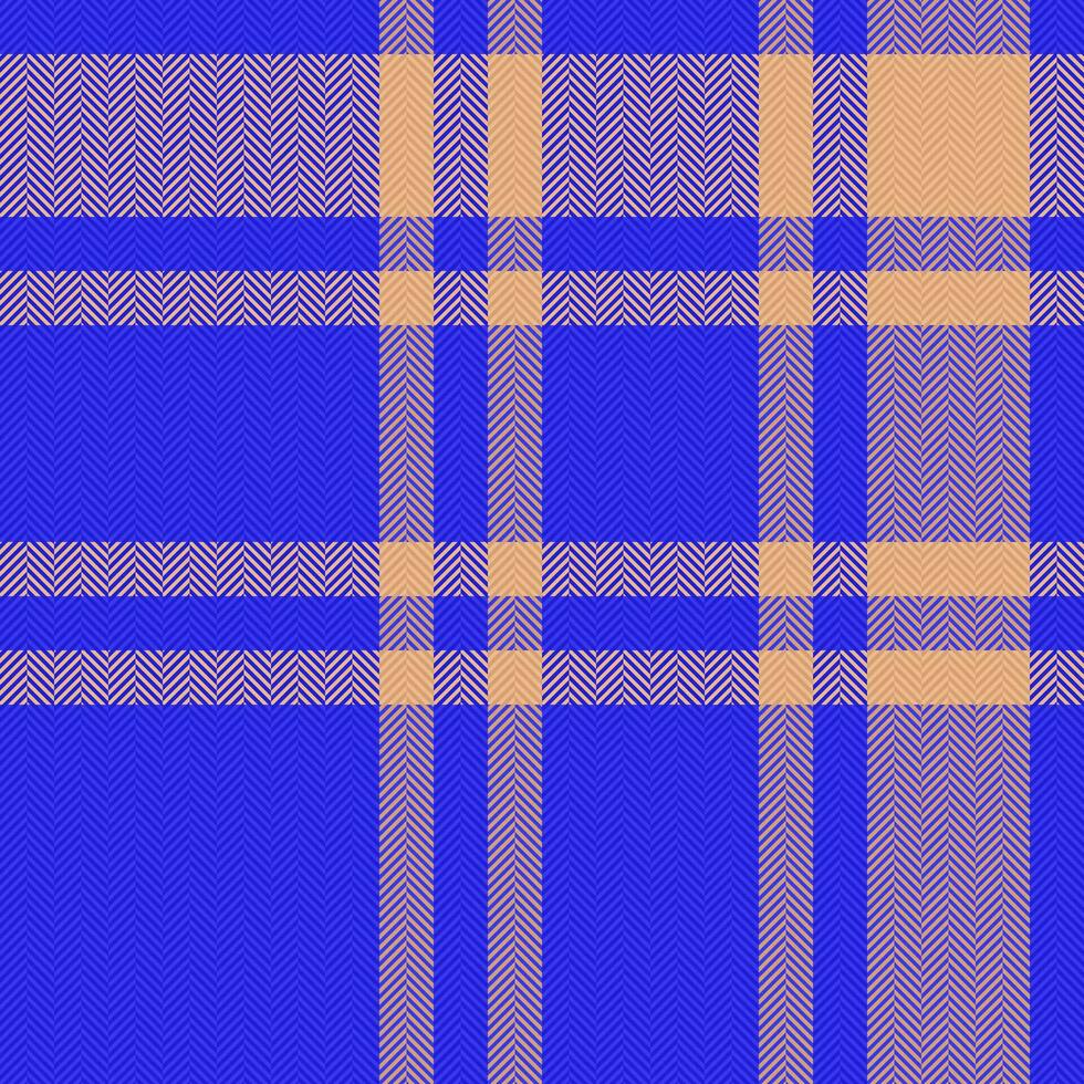 Check textile fabric of vector plaid pattern with a seamless background tartan texture.