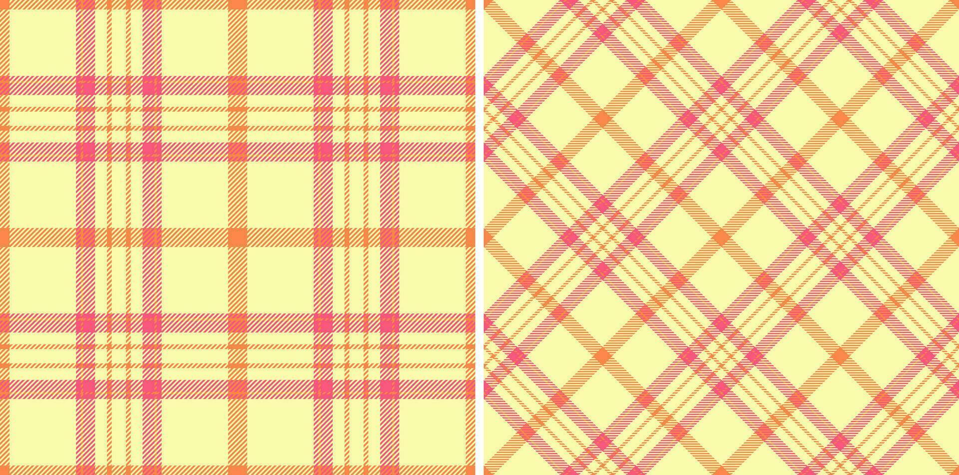 Tartan pattern background of fabric textile seamless with a check plaid texture vector. vector