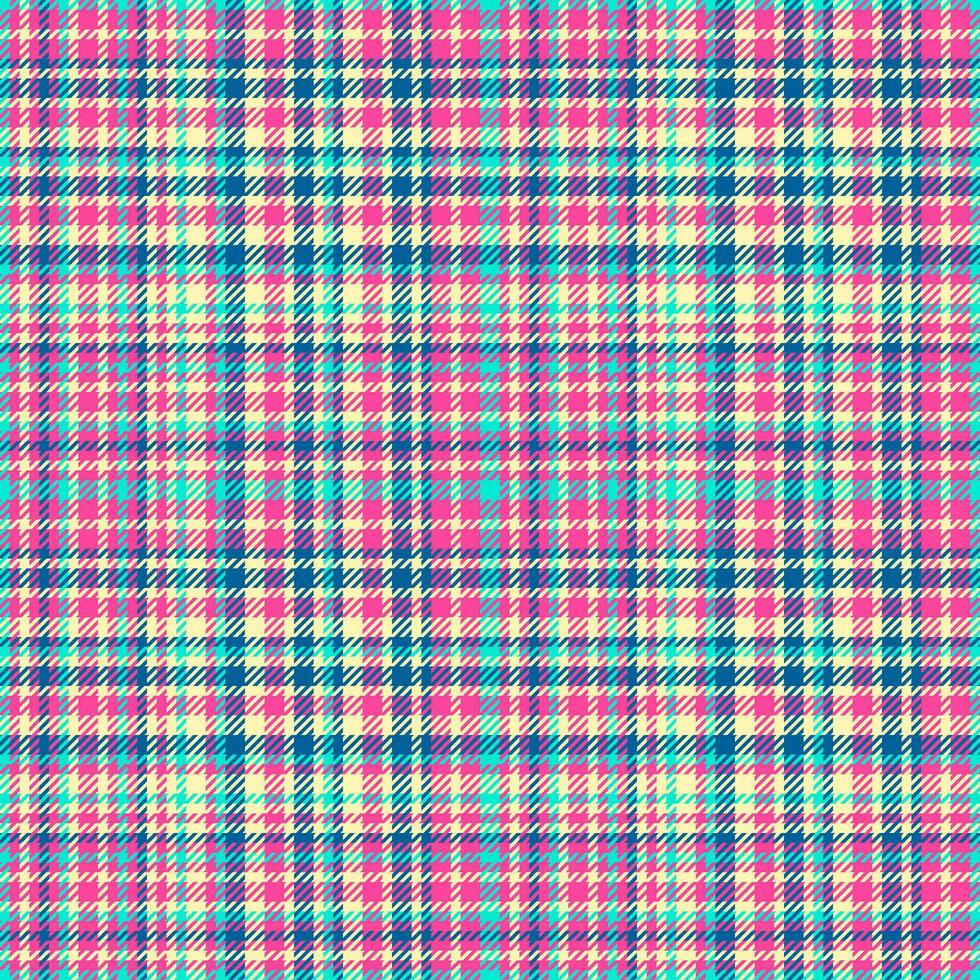 Seamless texture textile of background pattern tartan with a plaid check fabric vector. vector