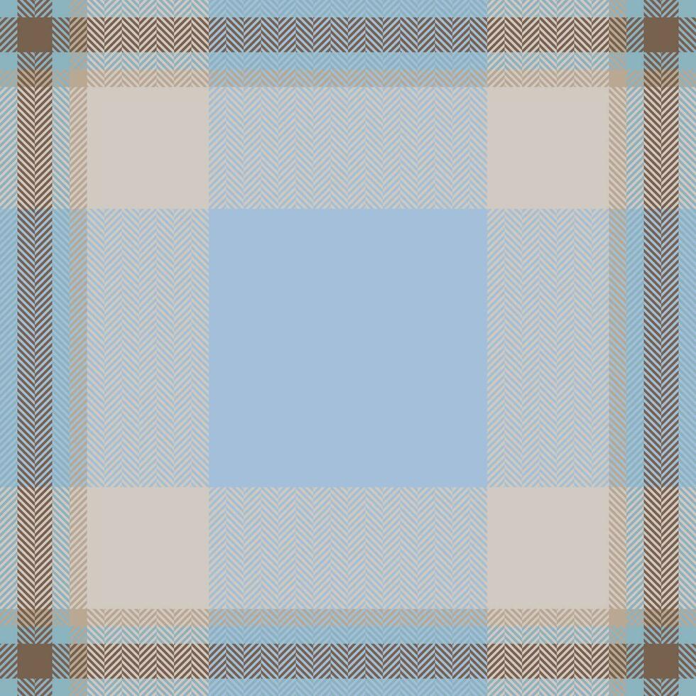 Plaid check pattern. Seamless fabric texture. Tartan textile print. vector