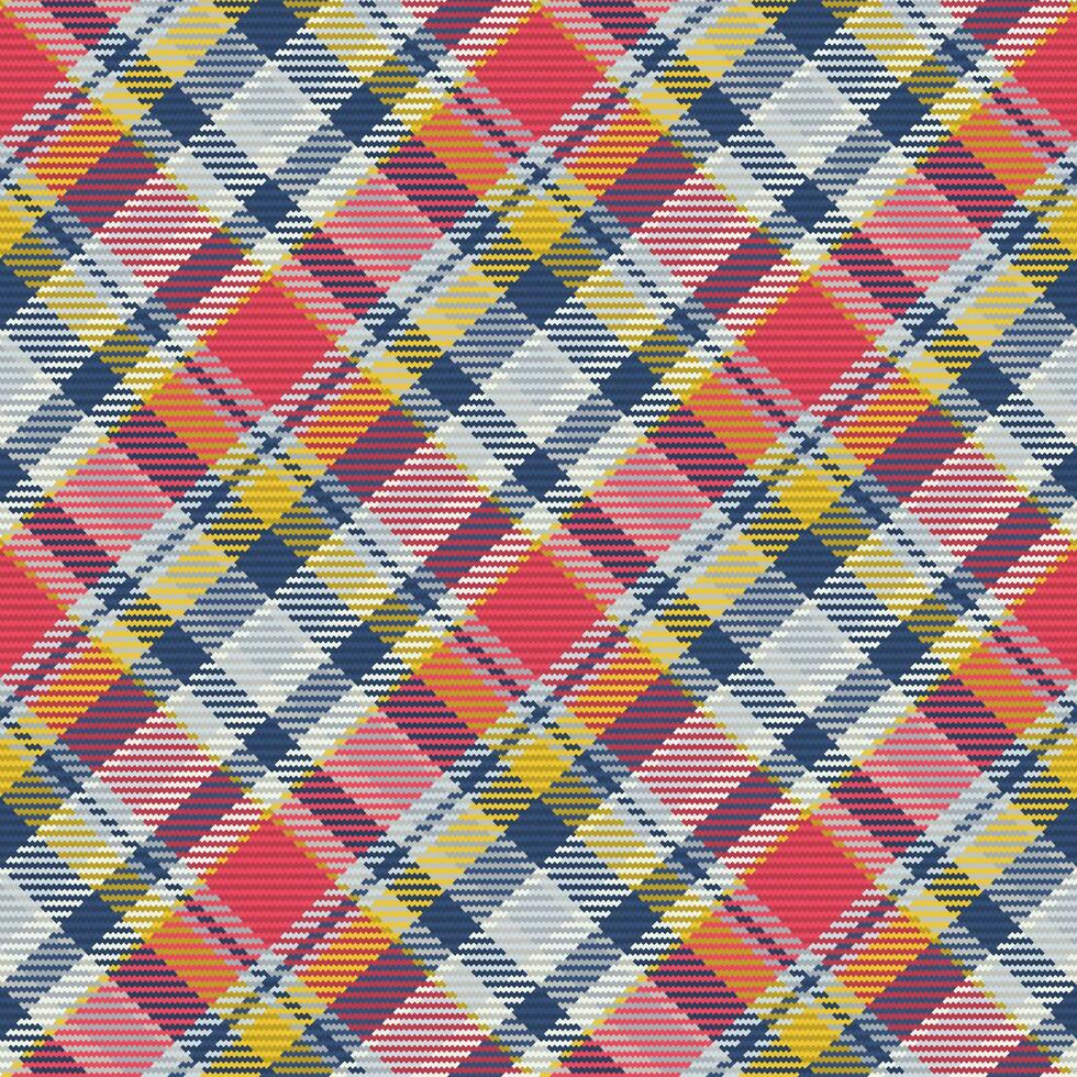 Seamless pattern of scottish tartan plaid. Repeatable background with check fabric texture. Vector backdrop striped textile print.