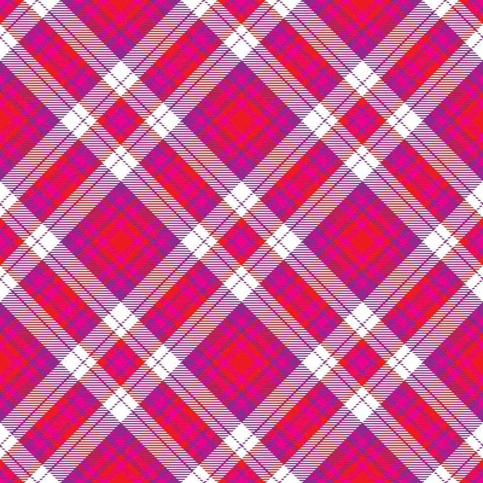 Plaid pattern seamless. Check fabric texture. Stripe square background. Vector textile design.