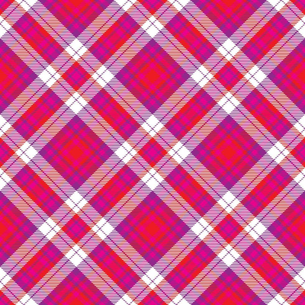 Plaid pattern seamless. Check fabric texture. Stripe square background. Vector textile design.