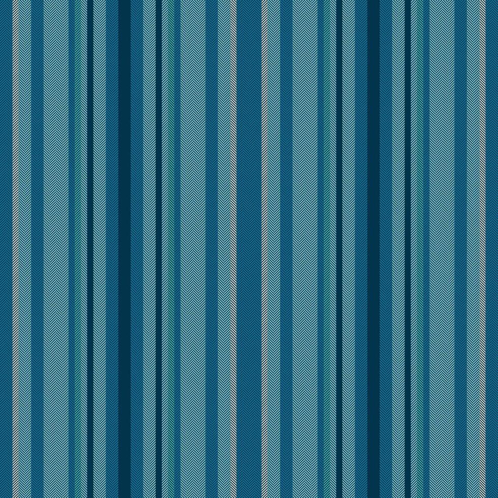 Vertical lines stripe pattern in blue. Vector stripes background fabric texture. Geometric striped line seamless abstract design.