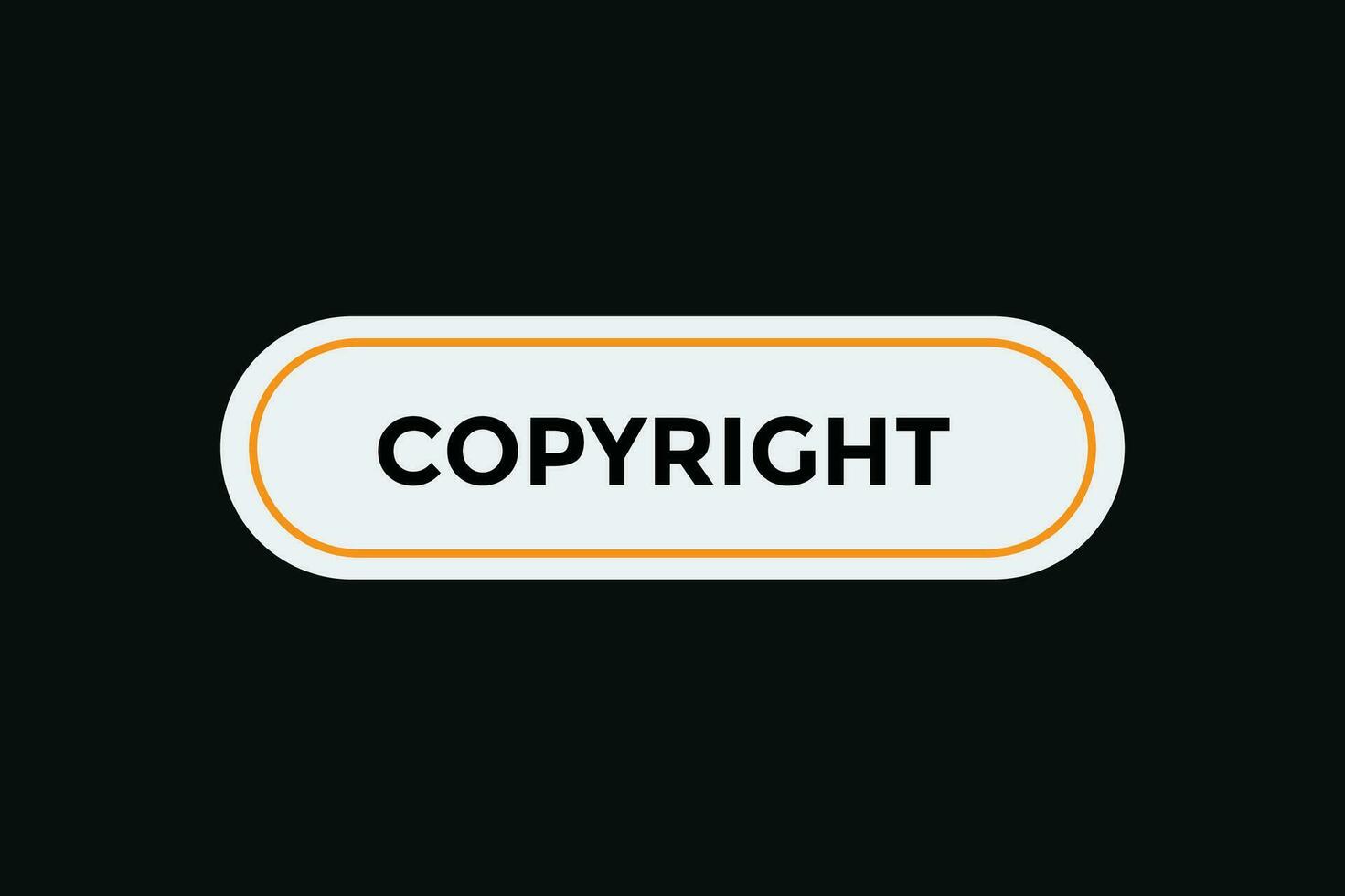 Copyright button web banner templates. Vector Illustration 25704948