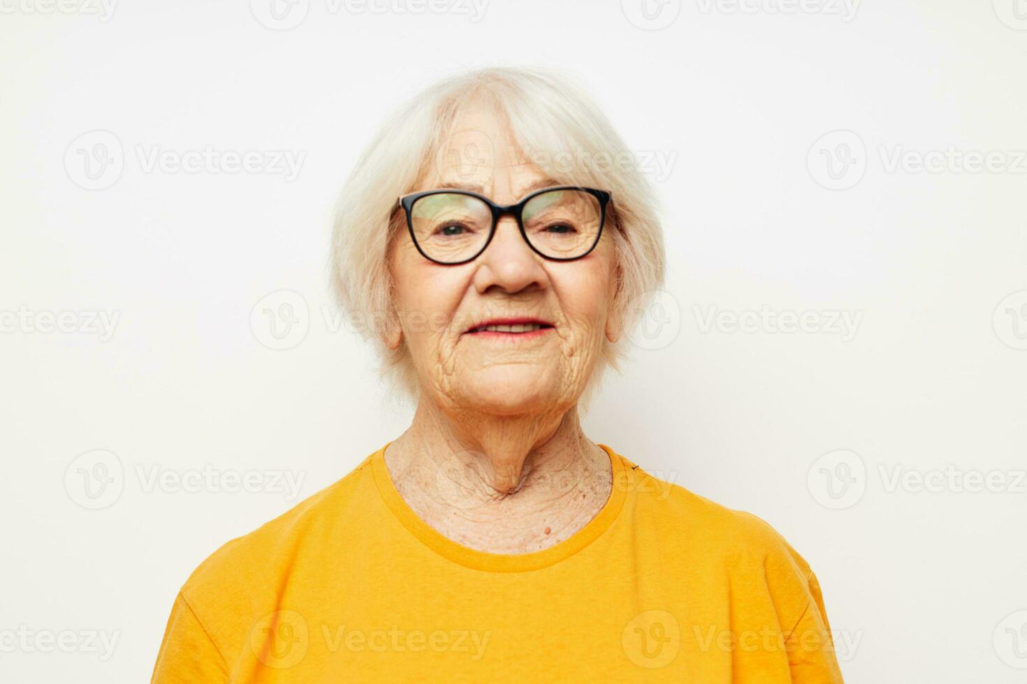 emocional mayor mujer salud estilo de vida los anteojos tratamiento ligero antecedentes foto