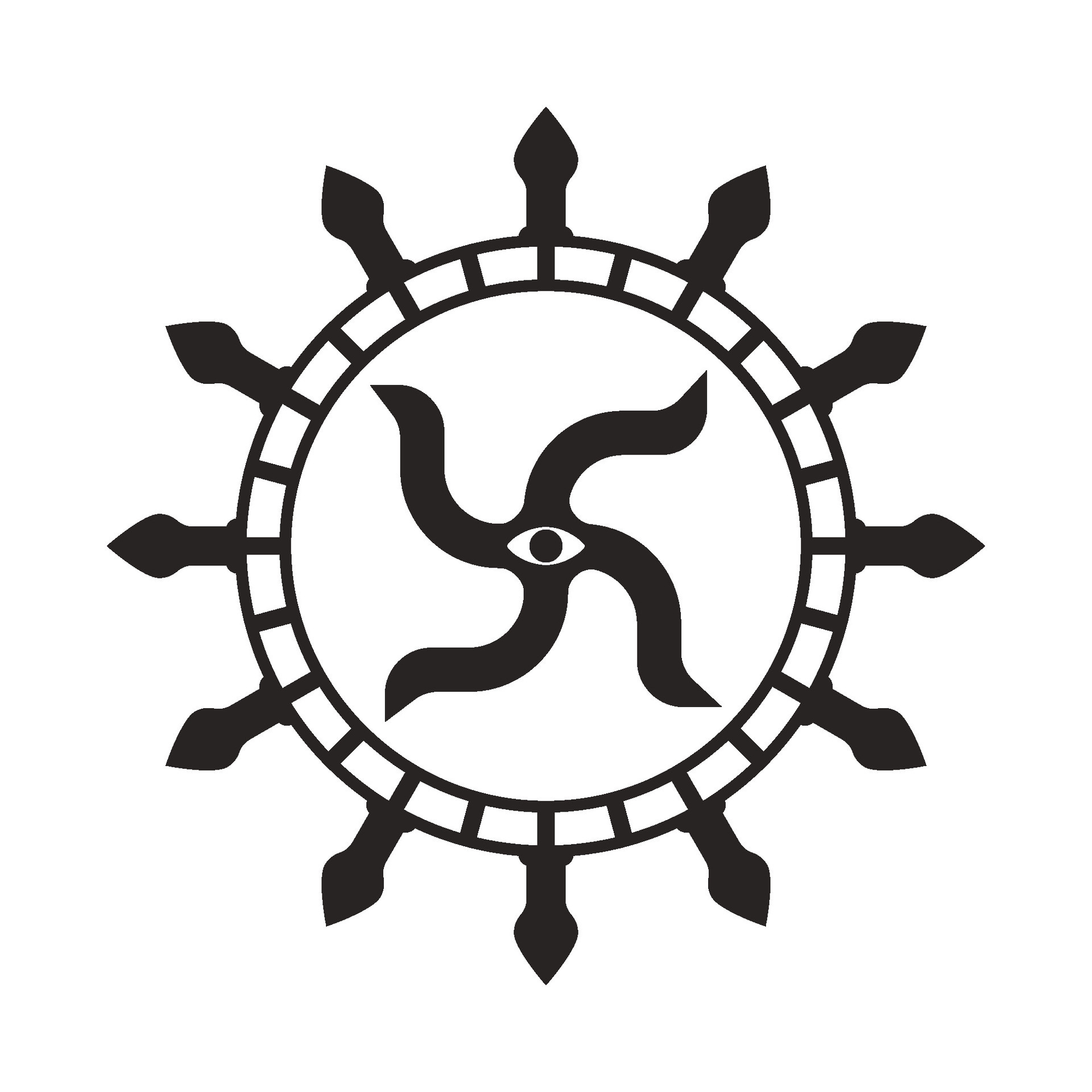 esvástica icono diseño 25708814 Vector en Vecteezy
