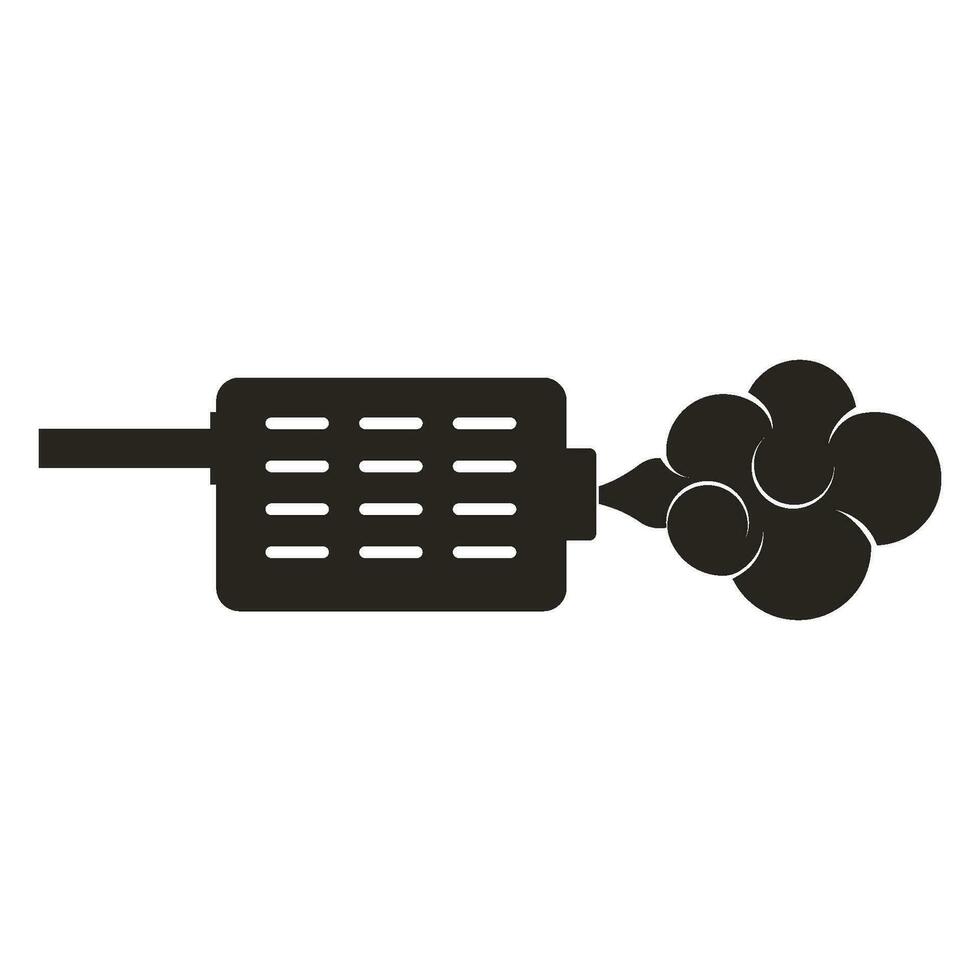 Exhaust vector icon