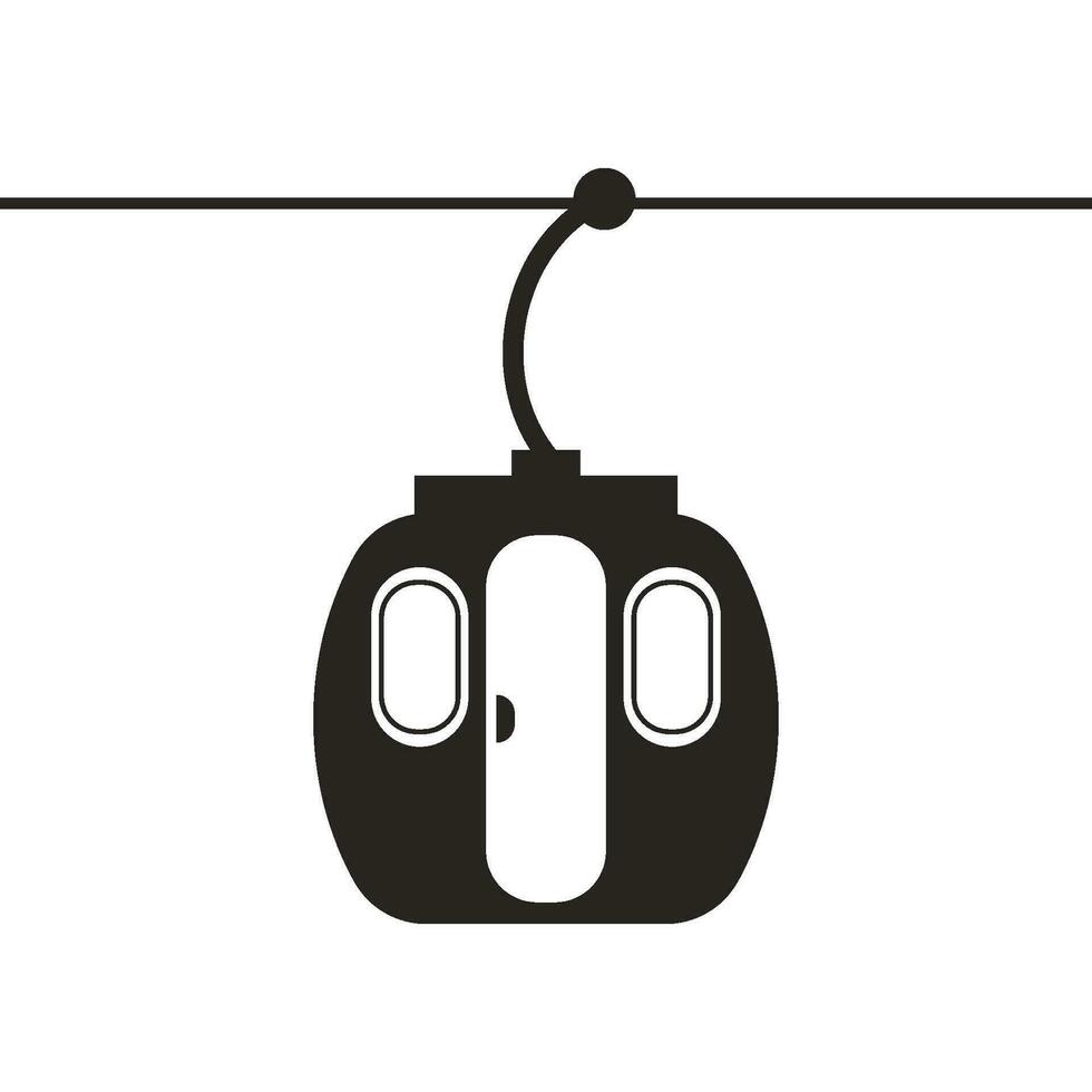 funicular icon vector