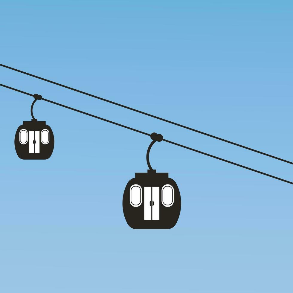 funicular icon vector