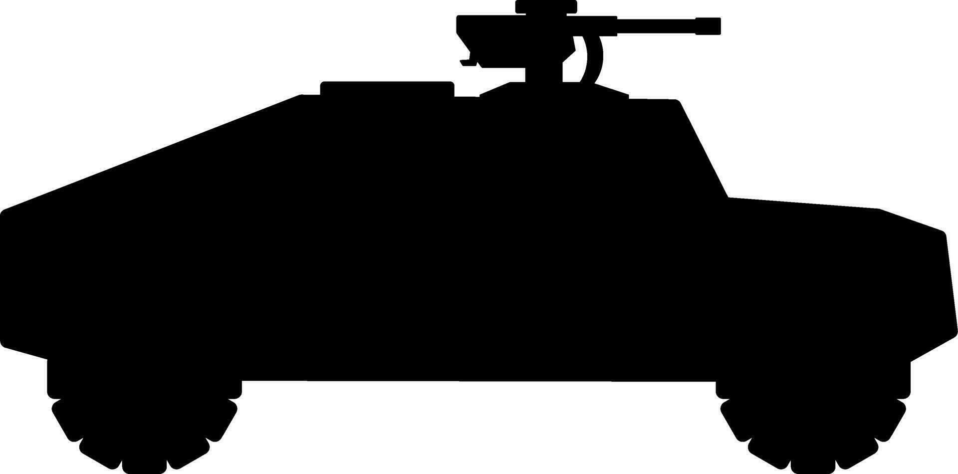 Humvee icon vector illustration. Light utility vehicle silhouette for icon, symbol or sign. Military vehicle symbol for design about military, war, battlefield, conflict , defense and armored vehicle