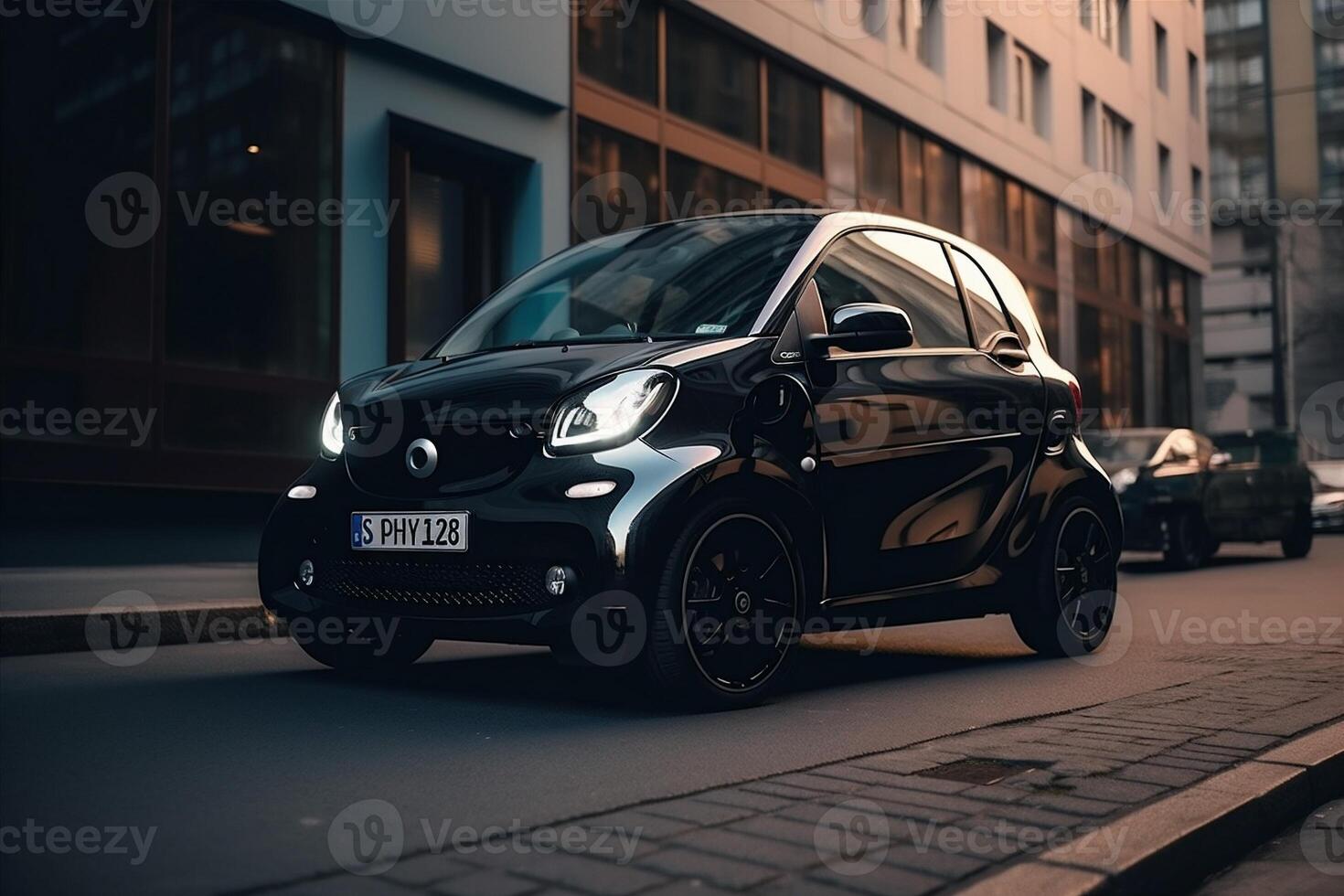 car electric energy city transportation automobile battery power electricity technology. . photo