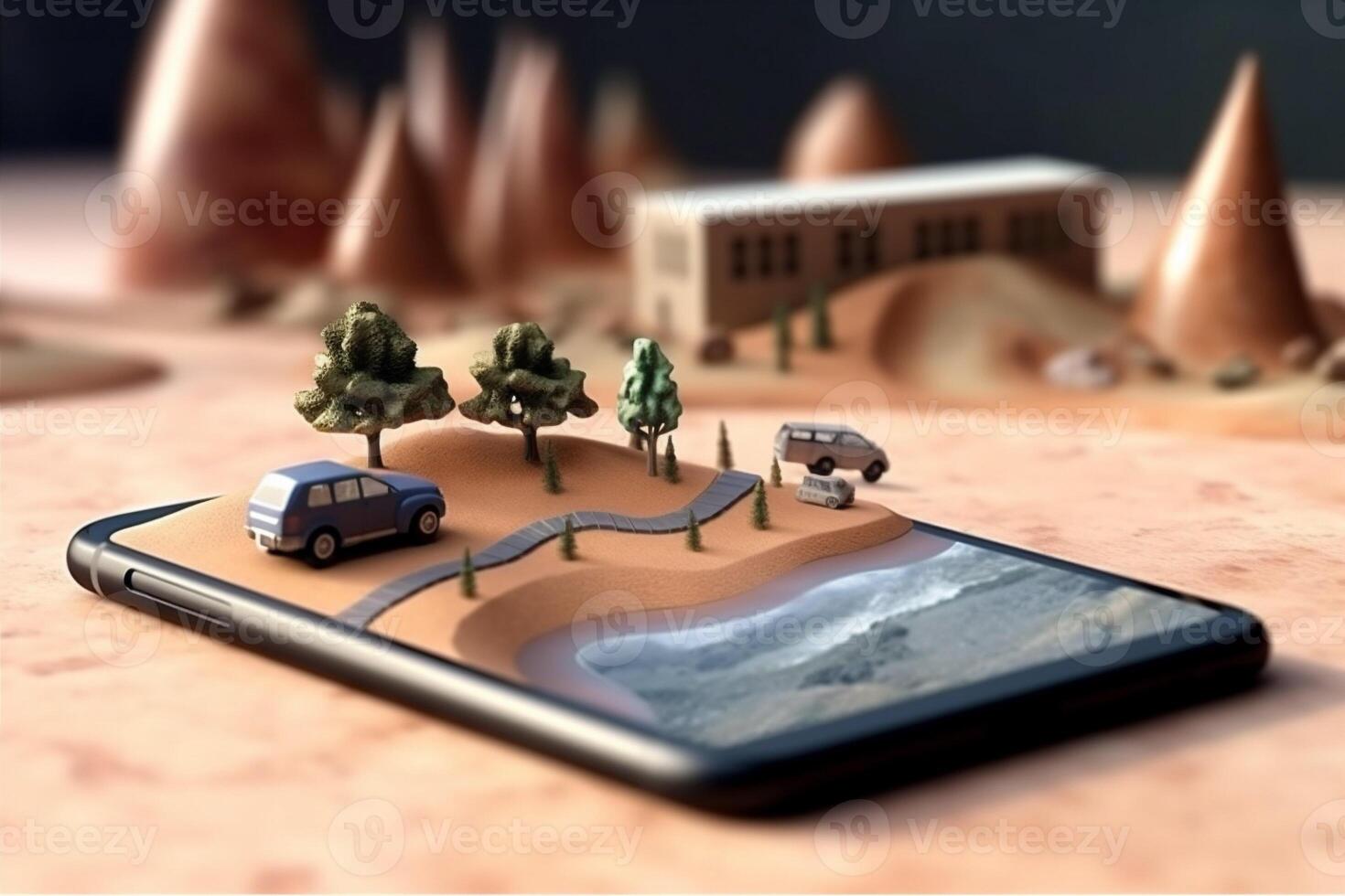 gps travel direction navigation phone mobile position location point map. . photo