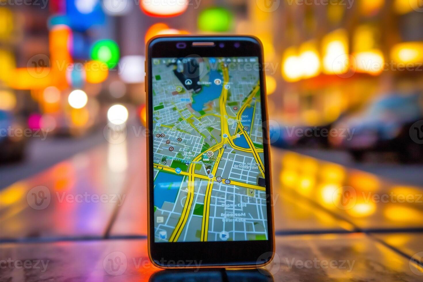 location point direction gps mobile travel map position navigation phone. . photo