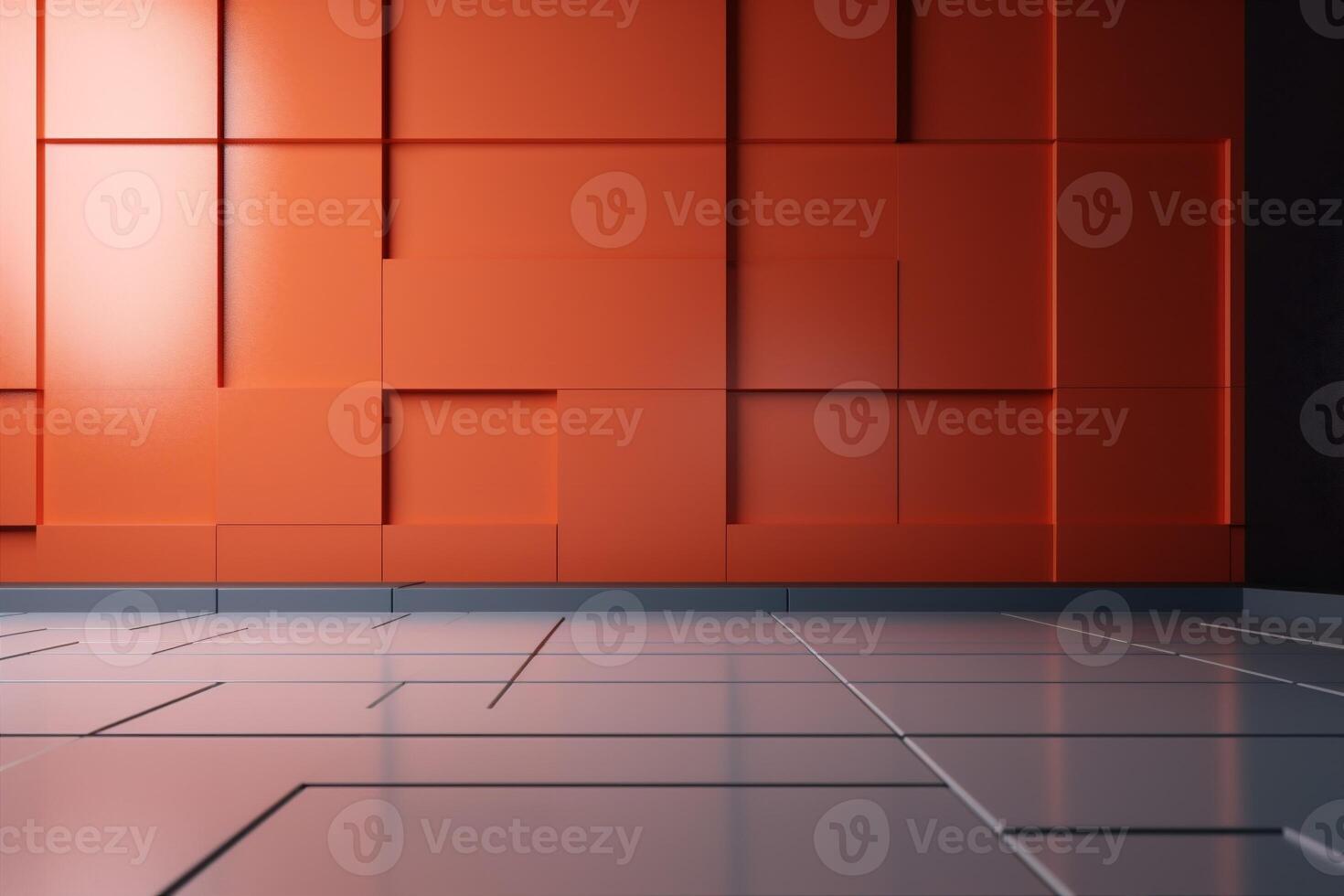 background light indoor mockup room interior wall modern floor abstract