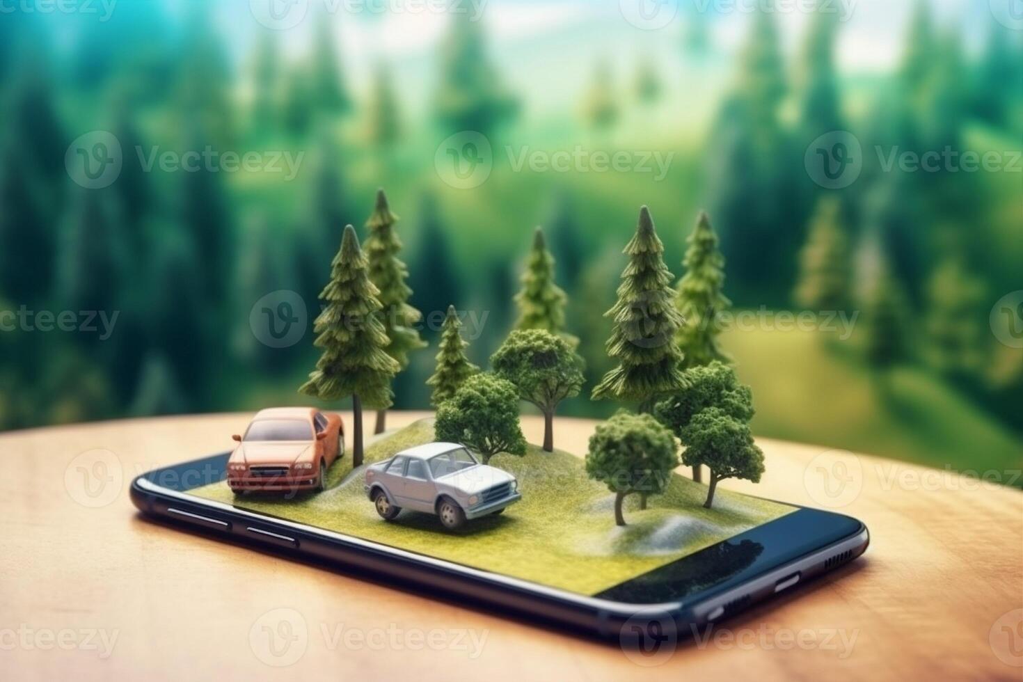 point gps navigation phone map position direction location travel mobile. . photo