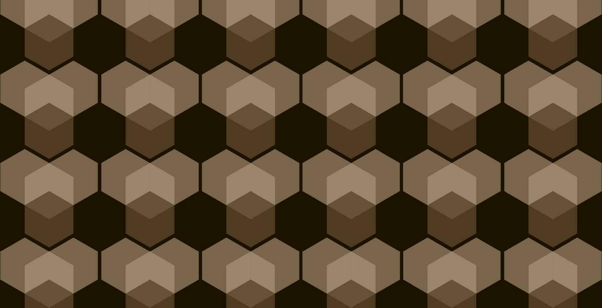 abstract hexagon background design vector