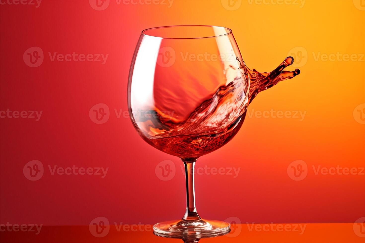drink closeup liquid wine splash alcohol background red glass party gradient. . photo
