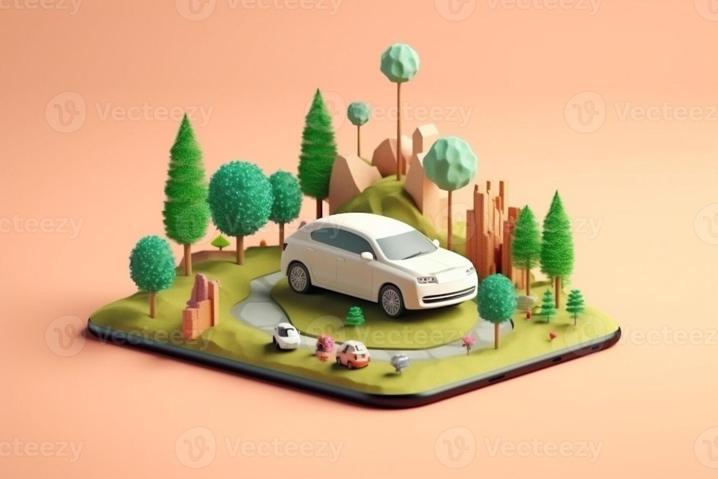 travel location position mobile direction gps phone map point navigation. . photo