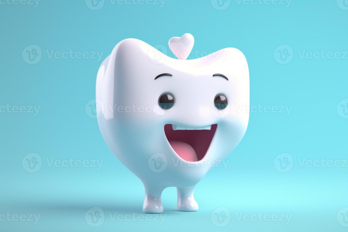care blue smiling dentist dentistry hygiene tooth child dental smile. . photo