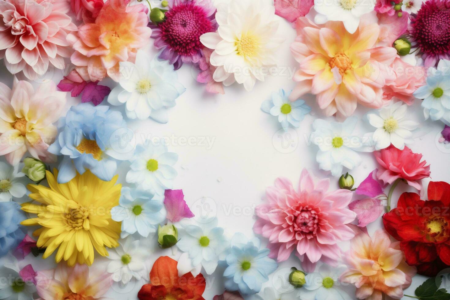 concept peonies pastel color flower spring design watercolor background valentine blossom. Generative AI. photo