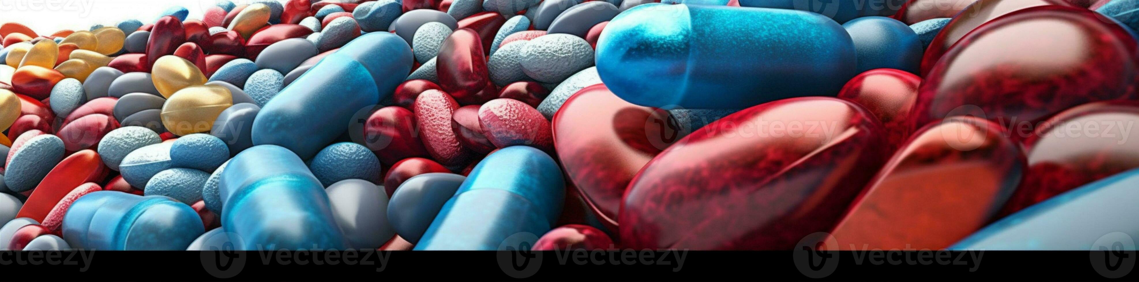 medicina antecedentes farmacia cápsula salud fármaco clínica píldora vitamina médico tableta. generativo ai. foto