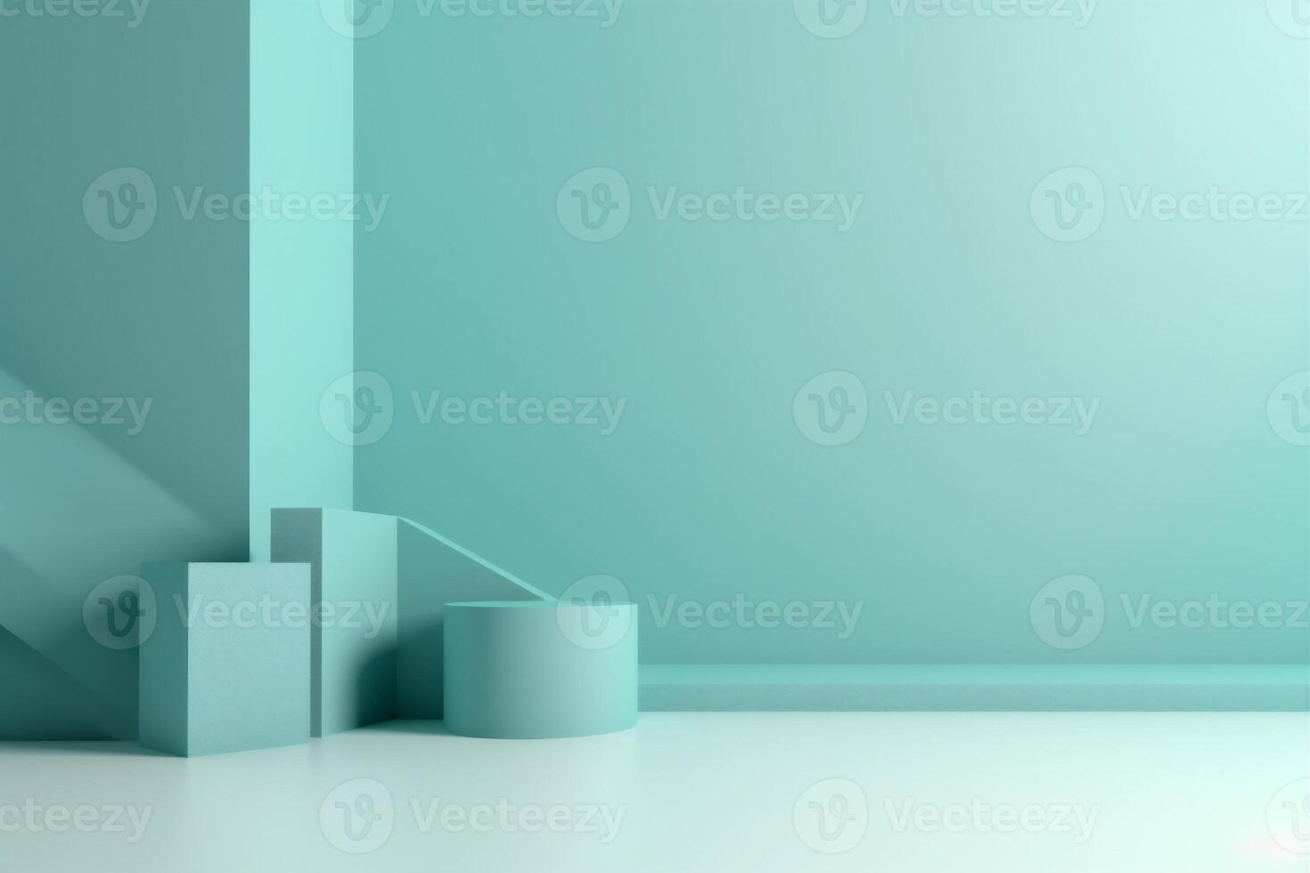 minimalism background room indoor light minimal floor interior wall mockup studio modern. . photo