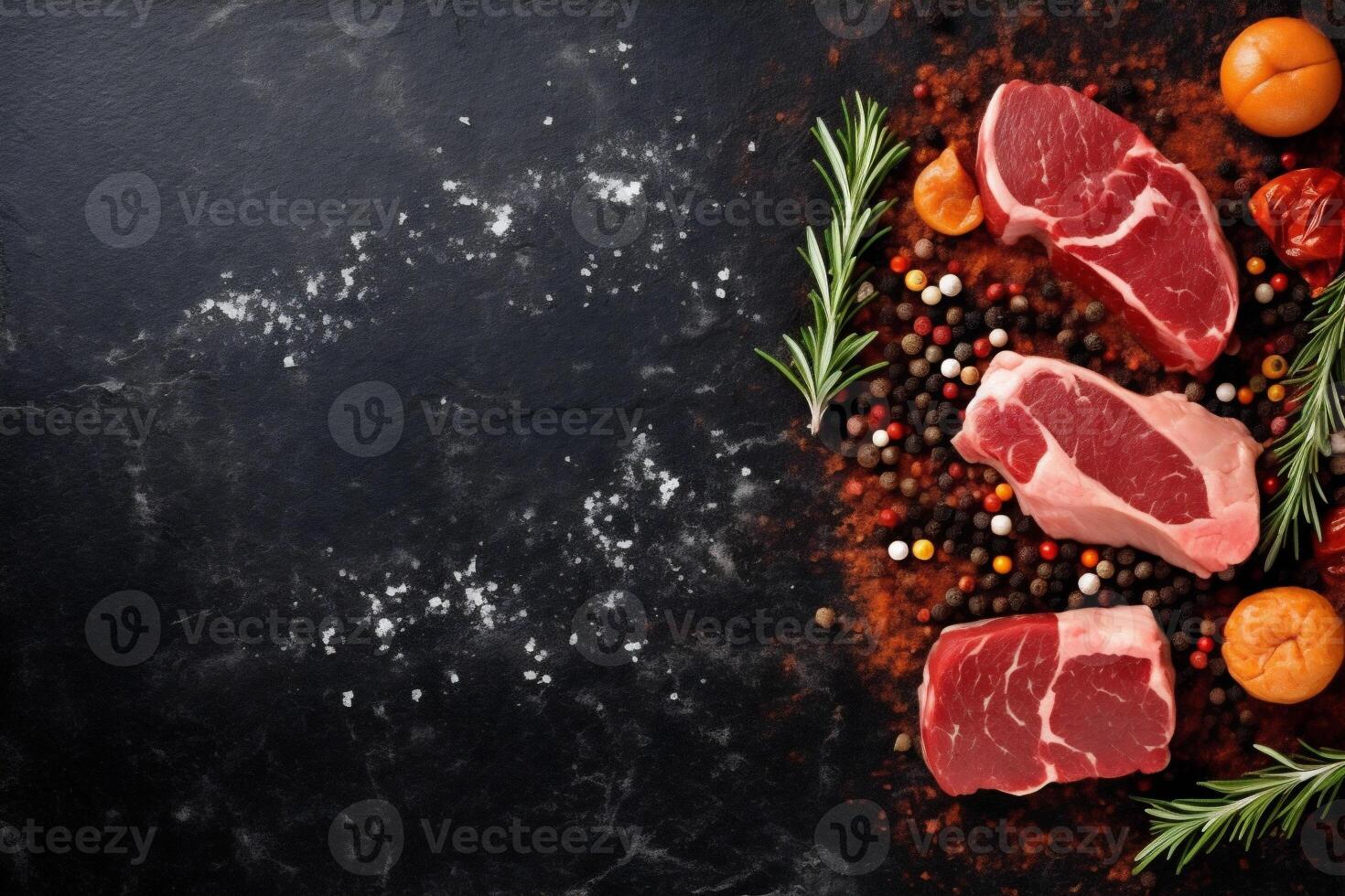 steak dark ribeye background fried grill beef raw food red meat
