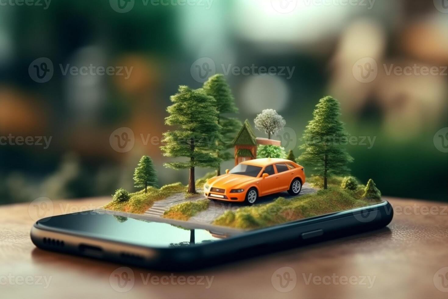mobile position navigation travel location gps map direction point phone. . photo