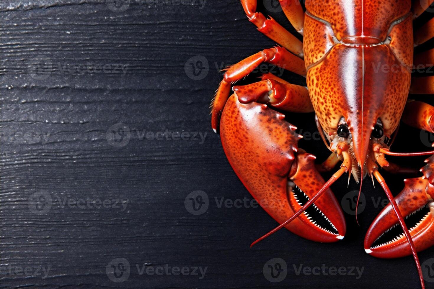 claw food red crayfish cooked background lobster seafood boiled dinner crawfish. Generative AI. photo