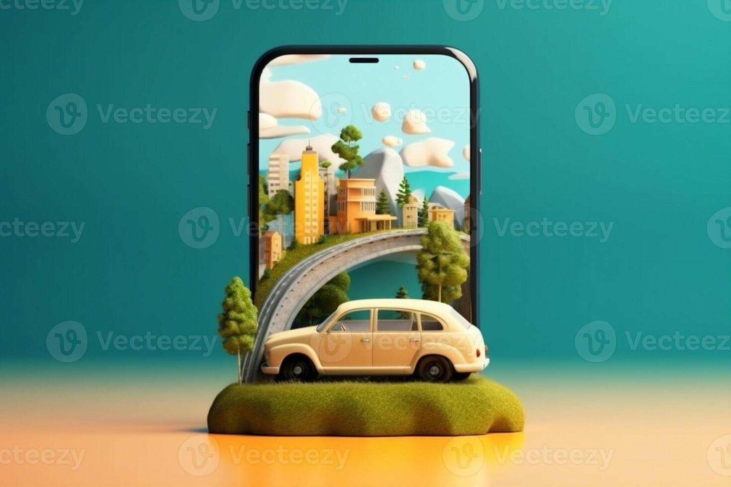 direction travel position navigation mobile map location point gps phone. . photo