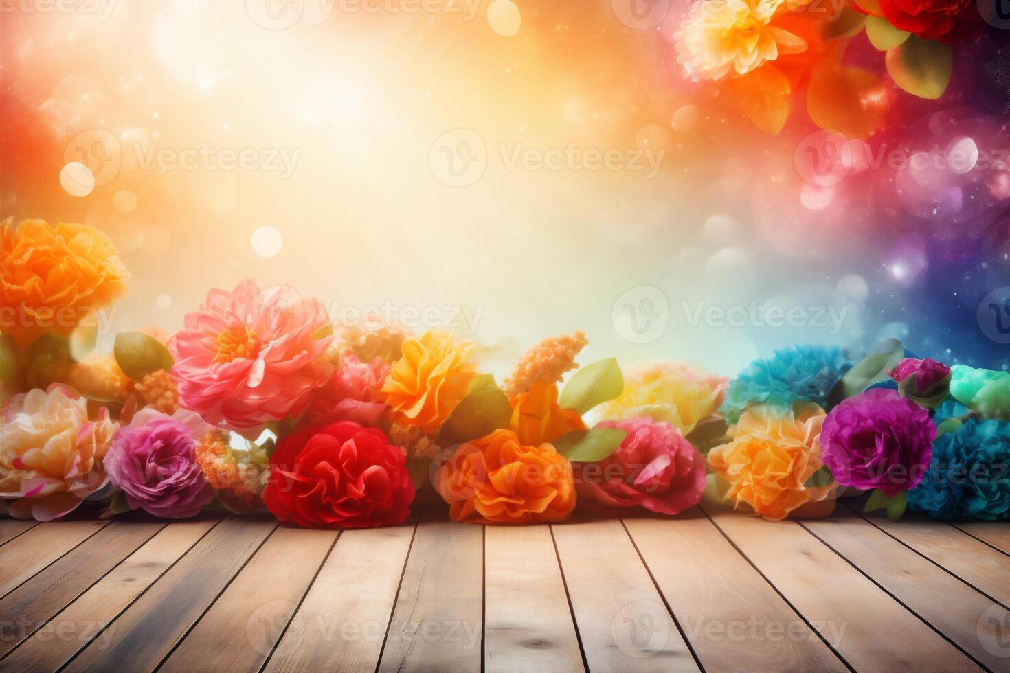table leaf design texture wood wooden flowers bokeh background rustic