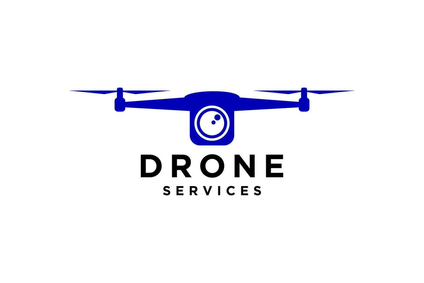 Drone service related company logo Design Vector Illustration