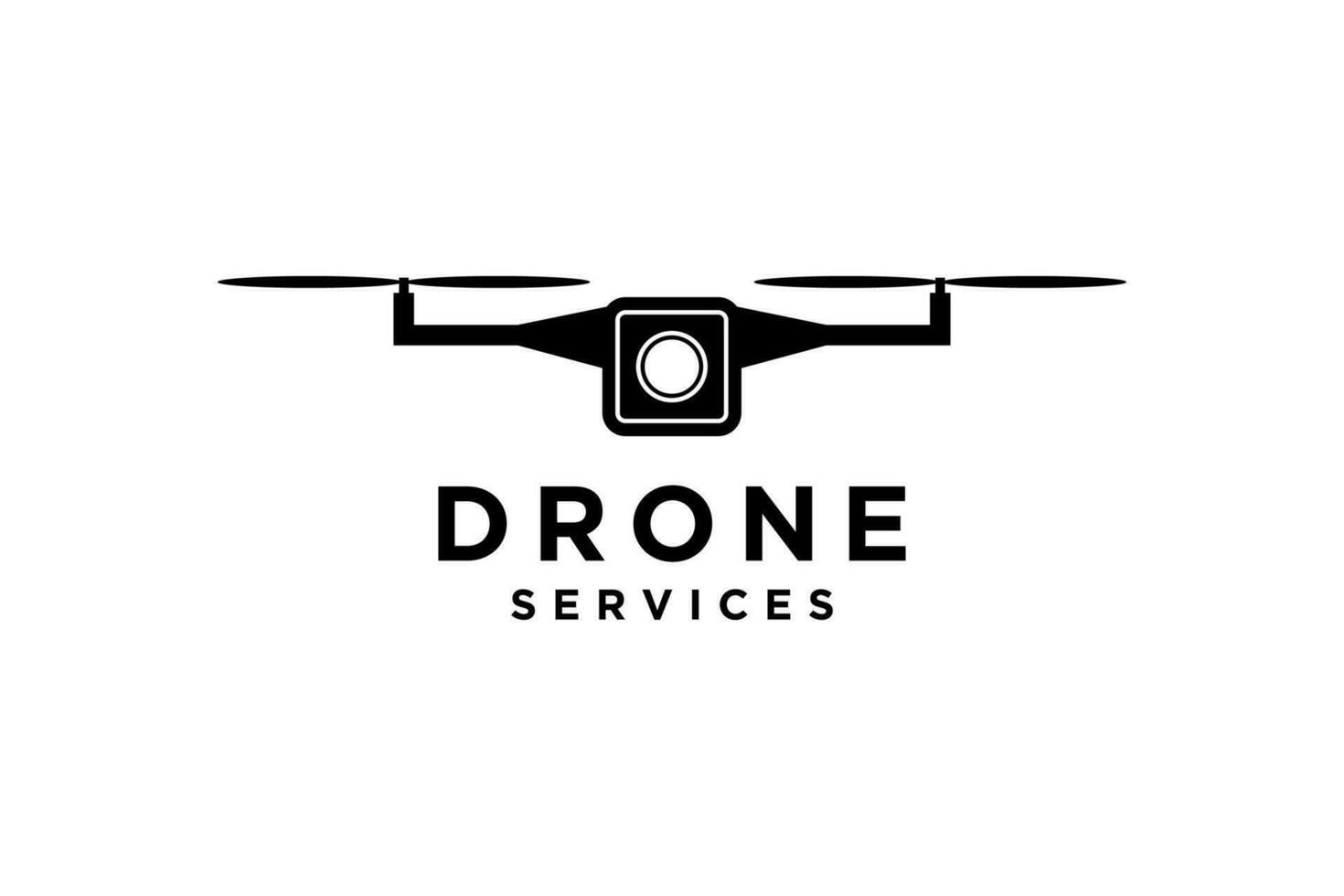 Drone service related company logo Design Vector Illustration