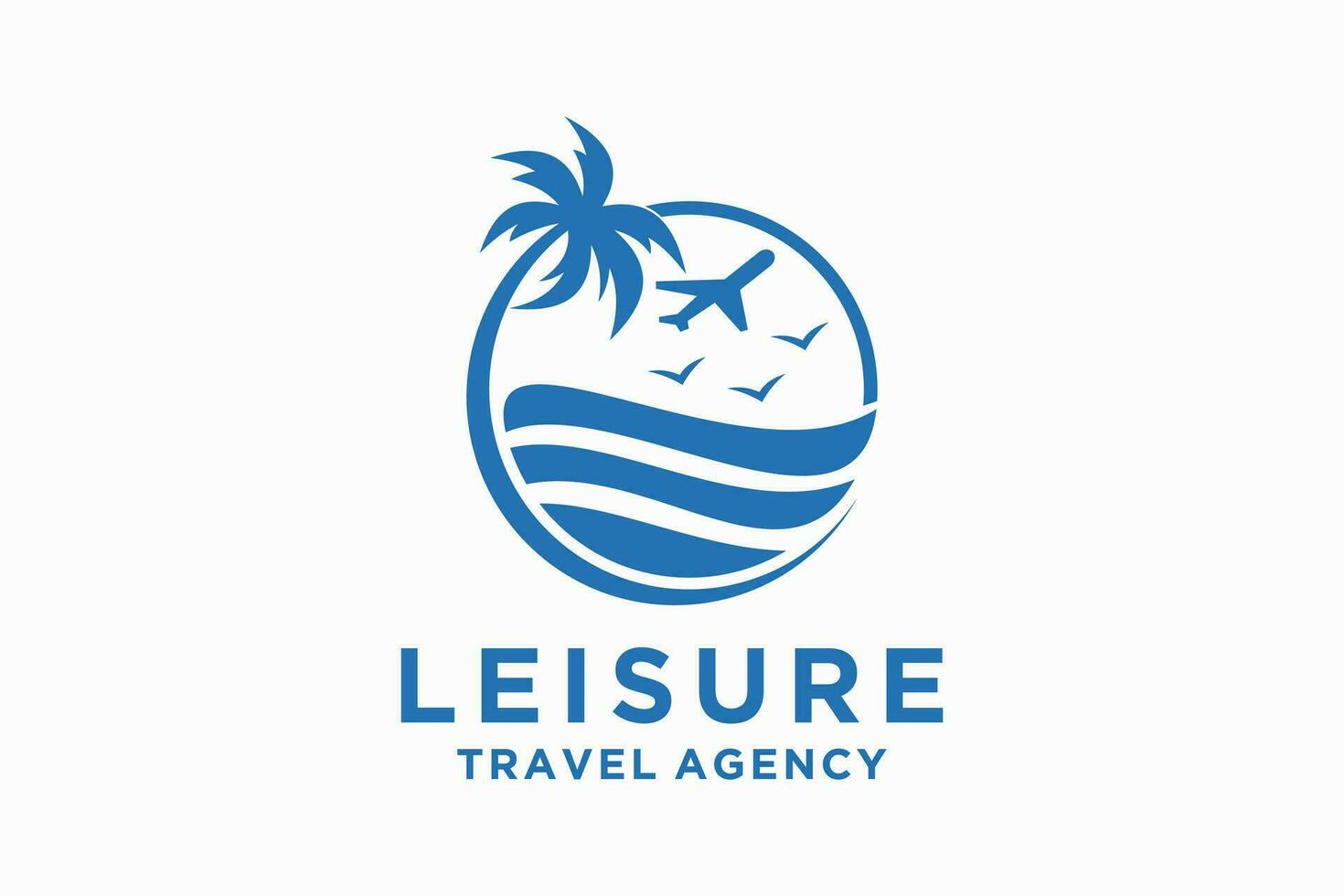 modern color agency travel check business logo. transport, logistics delivery logo design vector