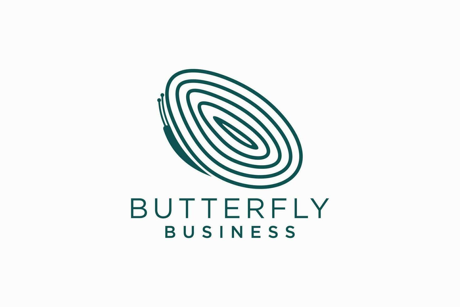 Butterfly logo. Luxury line logotype design. Universal premium butterfly symbol logotype. vector