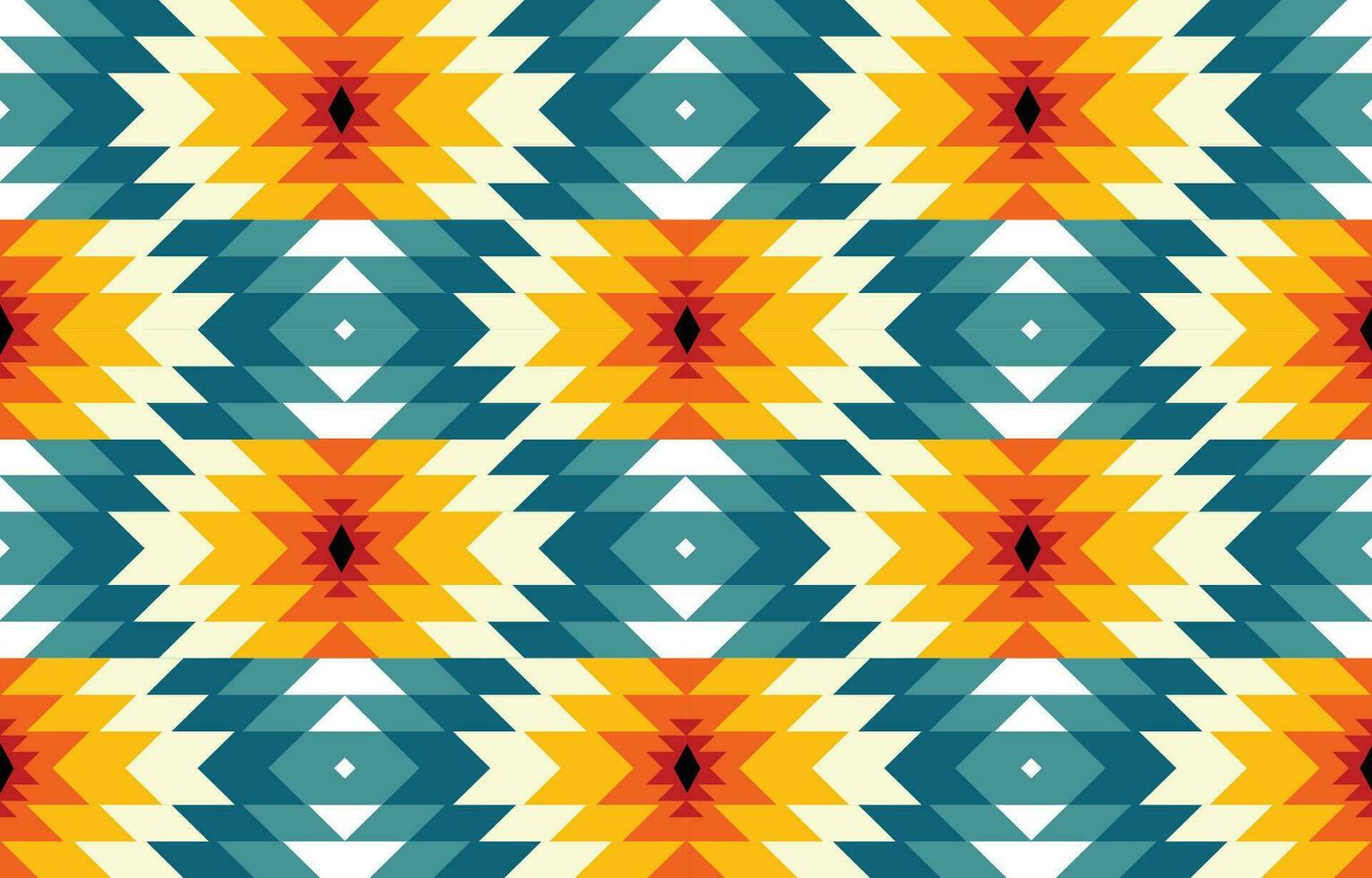 Ethnic Geometric Pattern. design in American, Mexican, Western Aztec motif striped and bohemian pattern. designed for background,wallpaper,print, carpet,wrapping,tile,batik.vector illustratoin. vector