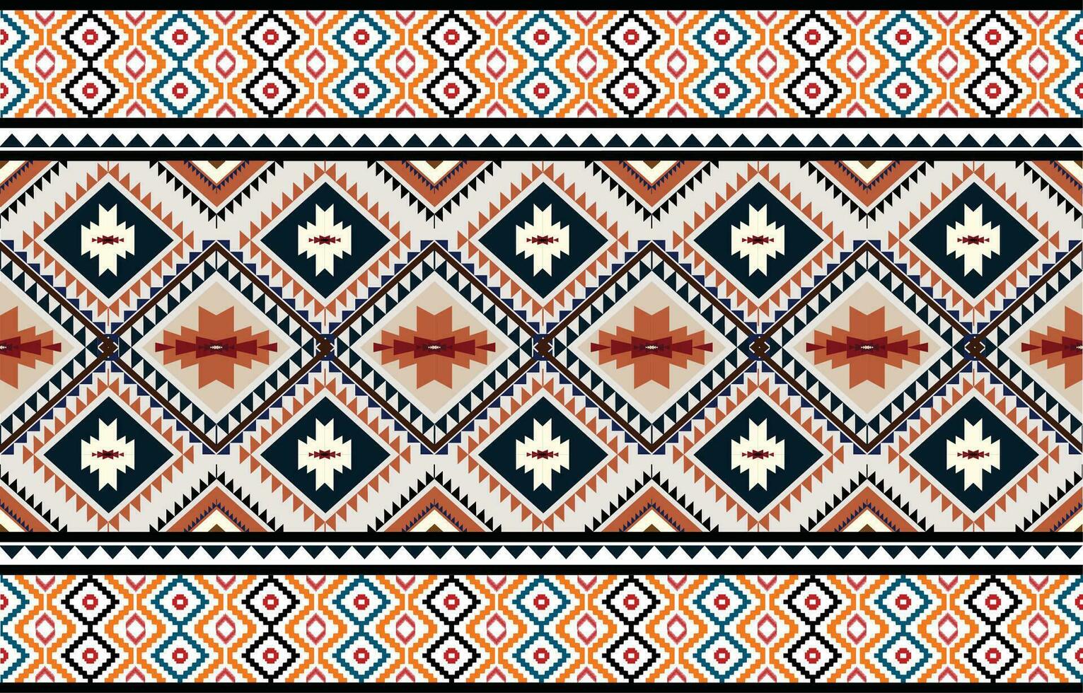 Geometric Ethnic Patterns. American, African,Western, Aztec, motif striped, and bohemian pattern styles. designed for background,wallpaper,print, carpet,wrapping,tile,salong, batik.vector illustration vector