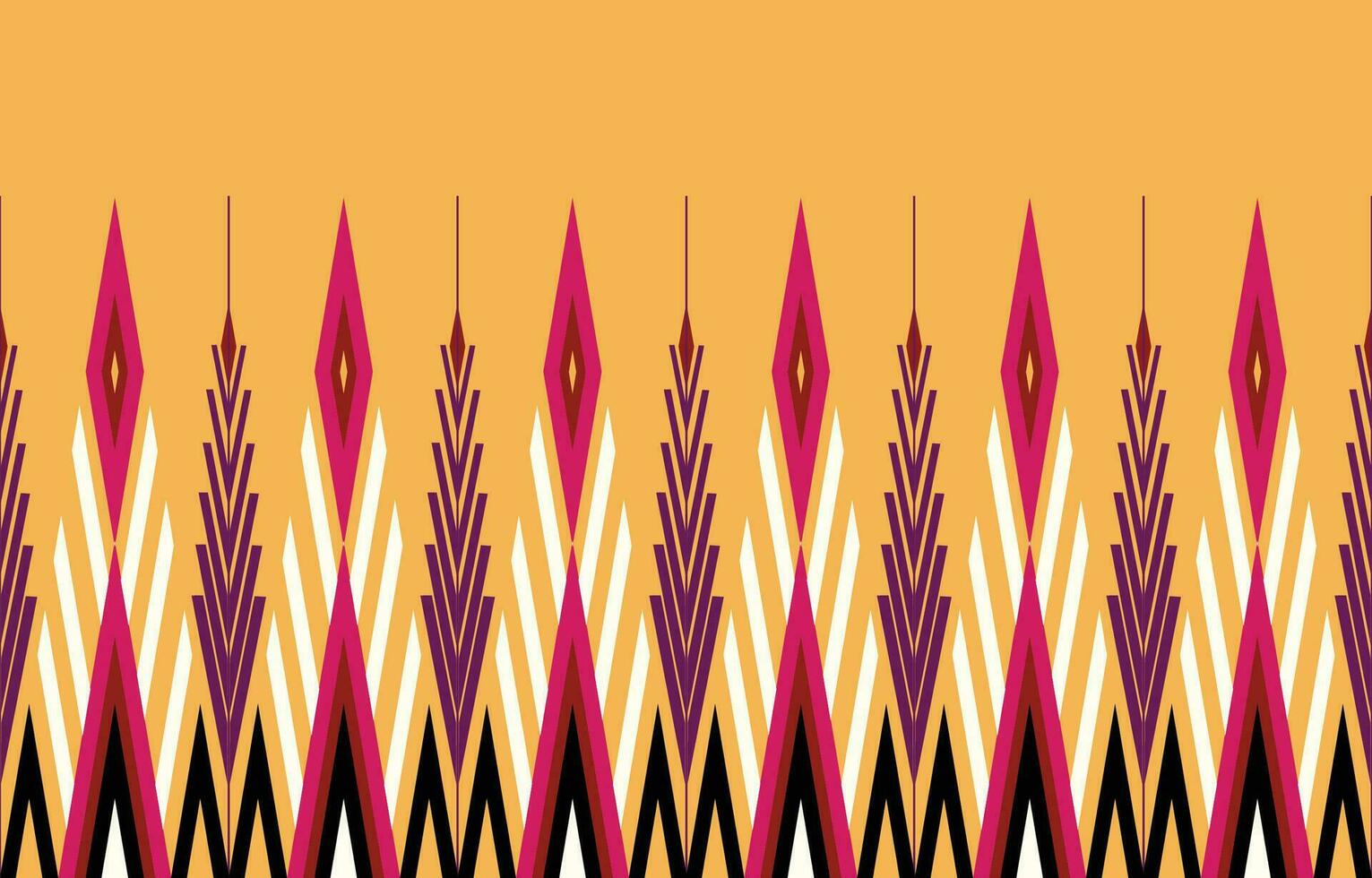 Geometric ethnic pattern. Navajo, Western, American, African,Aztec motif, traditional style. Design for background, wallpaper, clothing, wrapping, Batik, fabric,tile, and prints. Vector illustration.