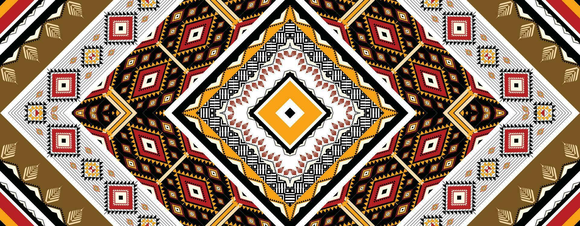 Geometric ethnic pattern. Navajo, Western, American, African,Aztec motif, traditional style. Design for background, wallpaper, clothing, wrapping, Batik, fabric,tile, and prints. Vector illustration.
