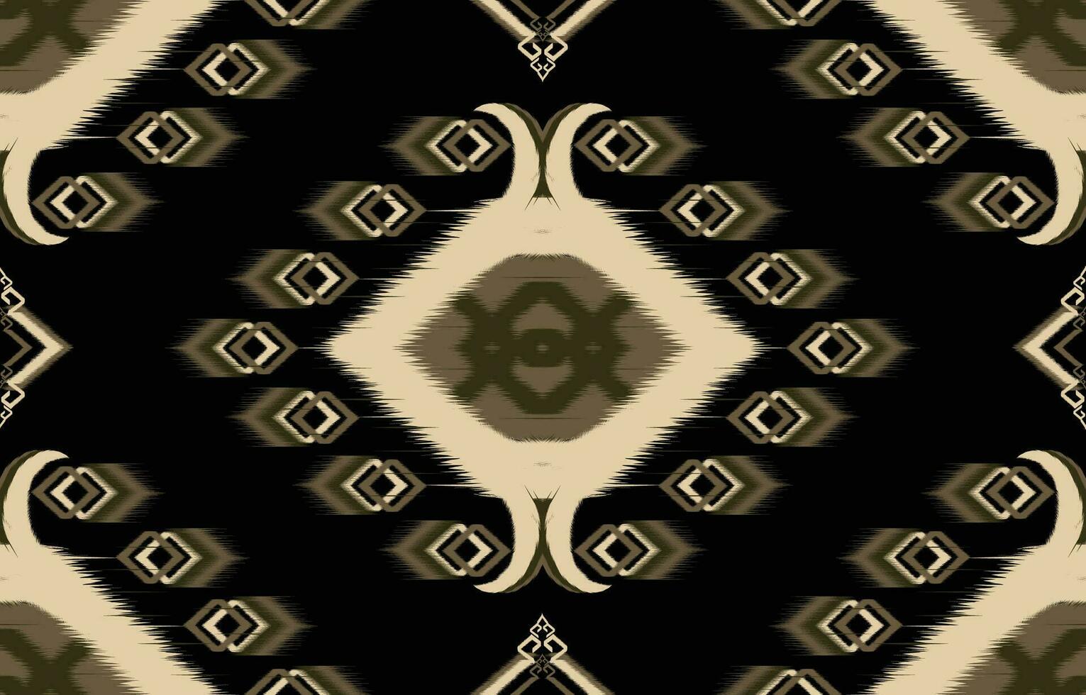 Ikat paisley. Eethnic pattern oriental African American Indonesia, Asia, Aztec motif textile and bohemian.design for background, wallpaper,carpet print, fabric, batik .vector ikat pattern. vector
