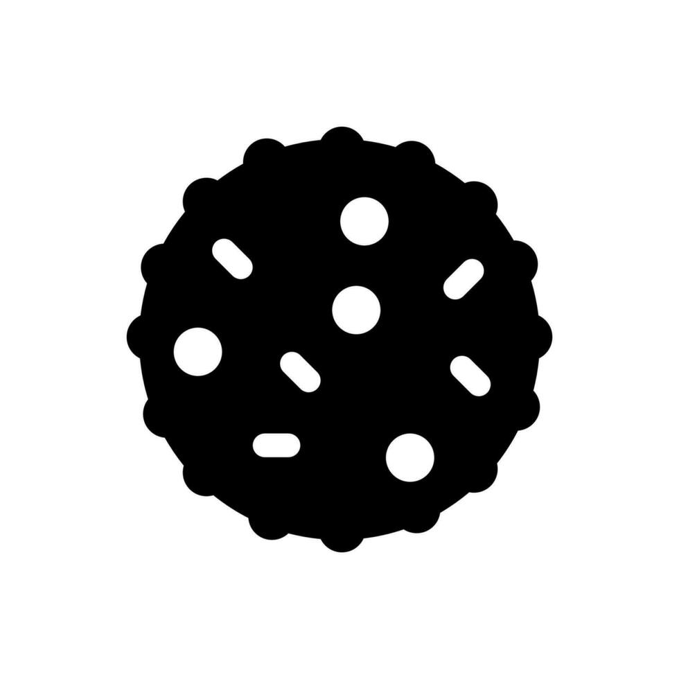 Cookie icon, logo isolated on white background vector