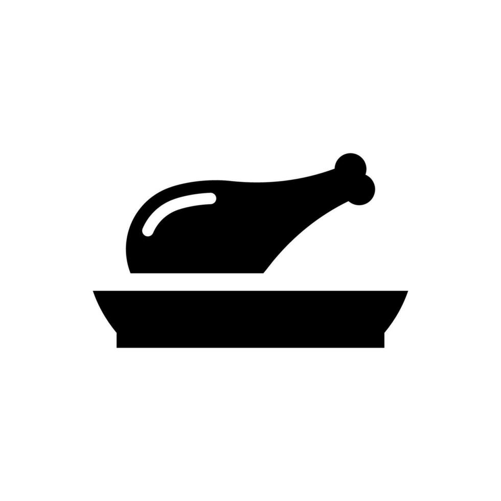 Roast icon, logo isolated on white background vector