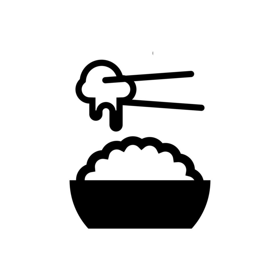 Natto icon, logo isolated on white background vector