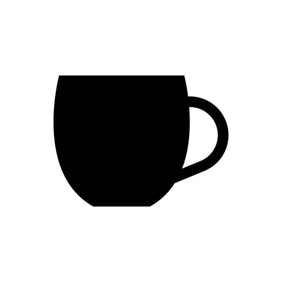 Mug icon, logo isolated on white background vector