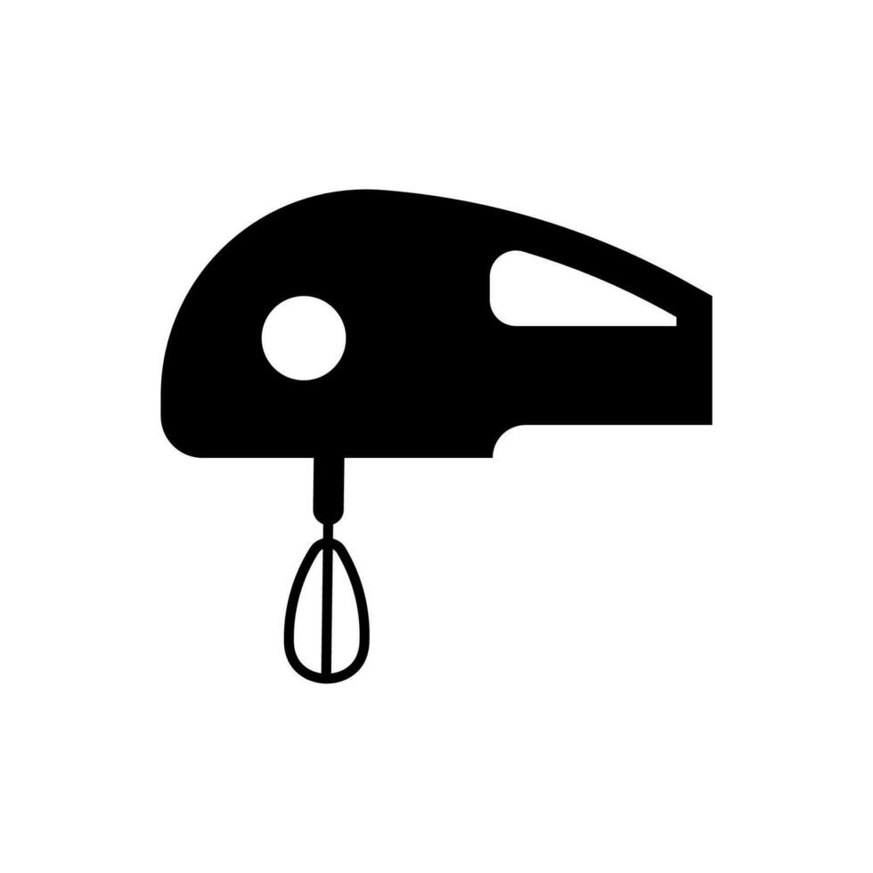 Egg beater icon, logo isolated on white background vector