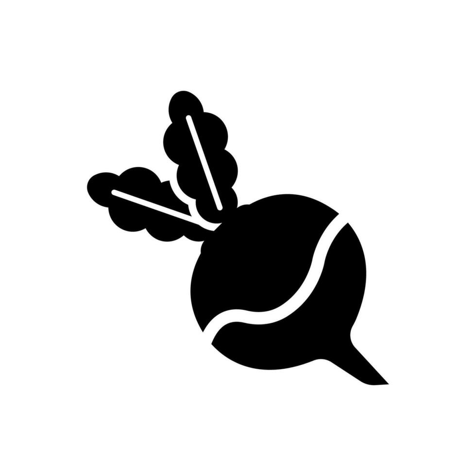 Turnip icon, logo isolated on white background vector