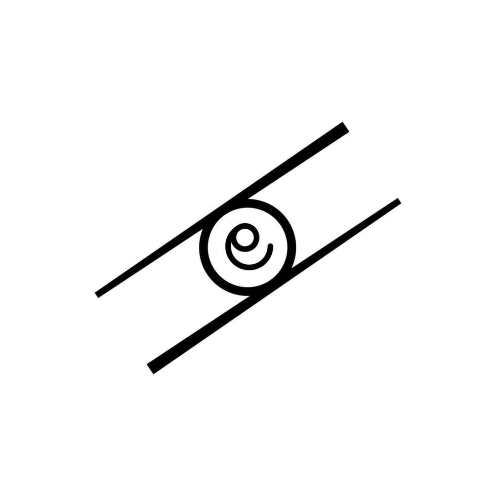 Sushi icon, logo isolated on white background vector