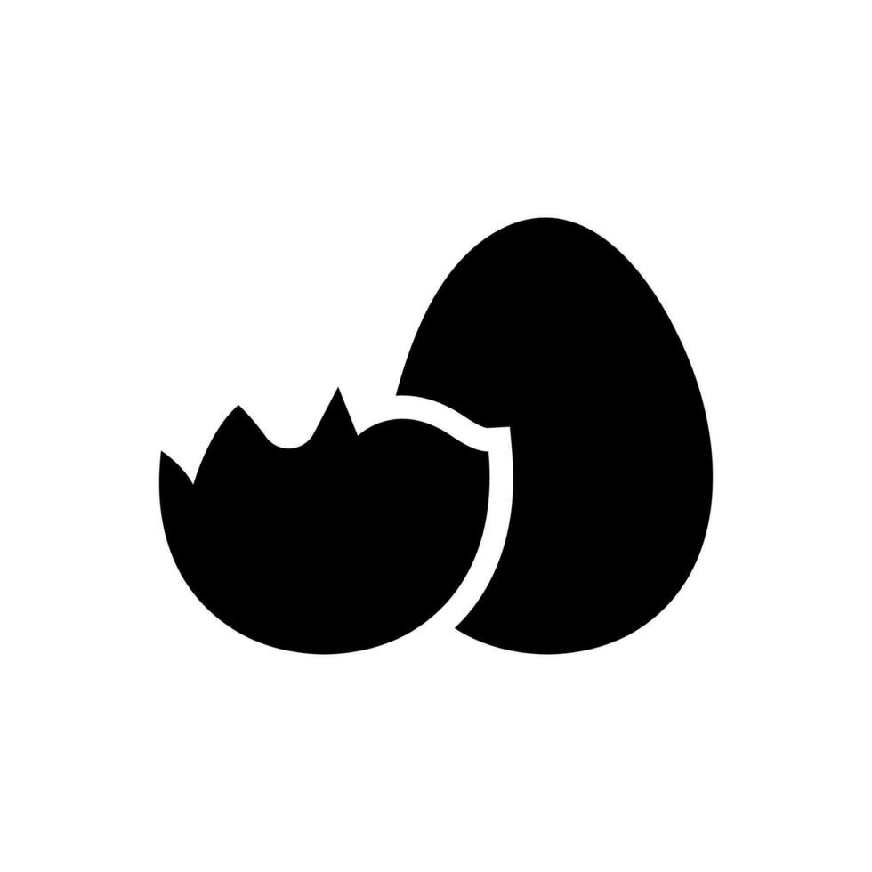 Egg icon, logo isolated on white background vector