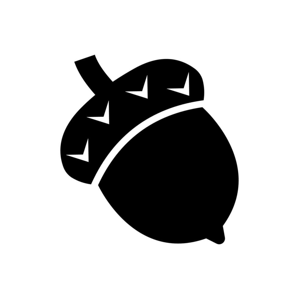 Acorn icon, logo isolated on white background vector
